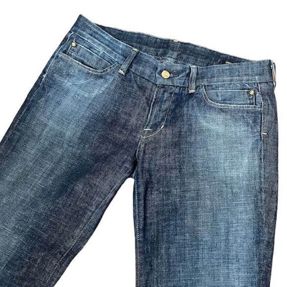 Citizens of Humanity Kelly Bootcut Jeans Embroidered Pockets Dark Wash Size 31 - Picture 3 of 16